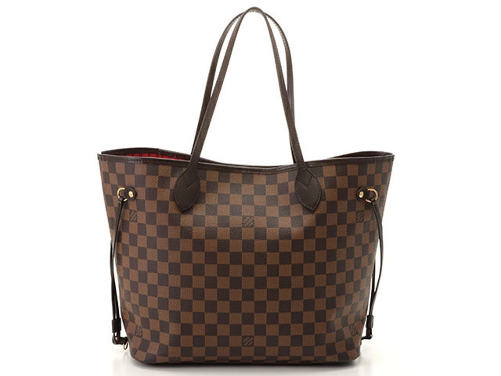 LOUIS VUITTON Neverfull Damier Cerise Red
